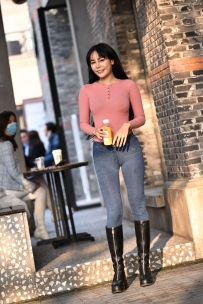 【精选街拍】Vol.3451 长靴牛仔搭配 [124P-3.05GB]